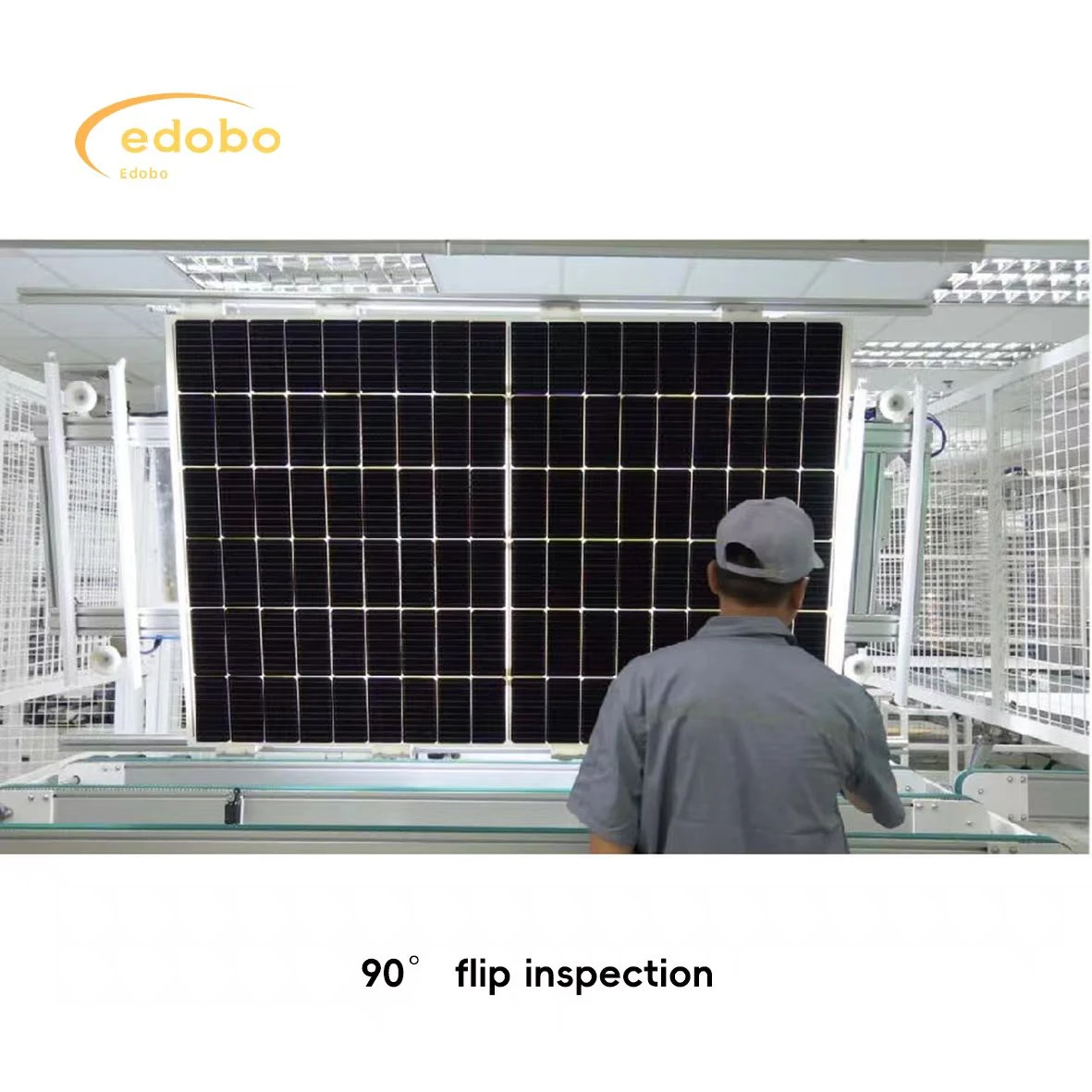 Solar Panels Production Line 90° flip inspection Solar Panels Production Line 90° flip inspection