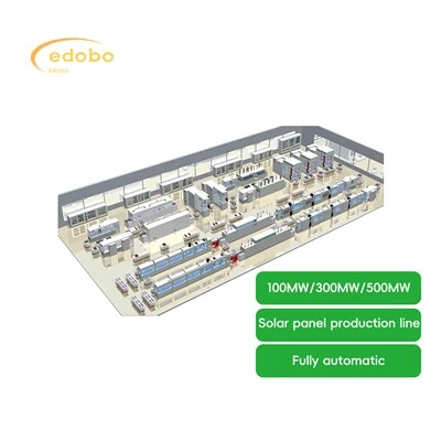 خط تولید 100 مگاوات 300mw پانل خورشیدی