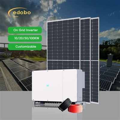 50 کیلو وات روی اجزای سیستم انرژی خورشیدی شبکه