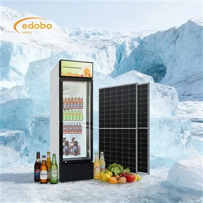 AC/DC خورشیدی فریزر نوشیدنی درب شیشه ای وین فریزر